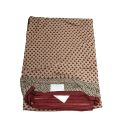 Tussar Spun Bagru Printed Saree Tussar Spun Bagru Printed Saree